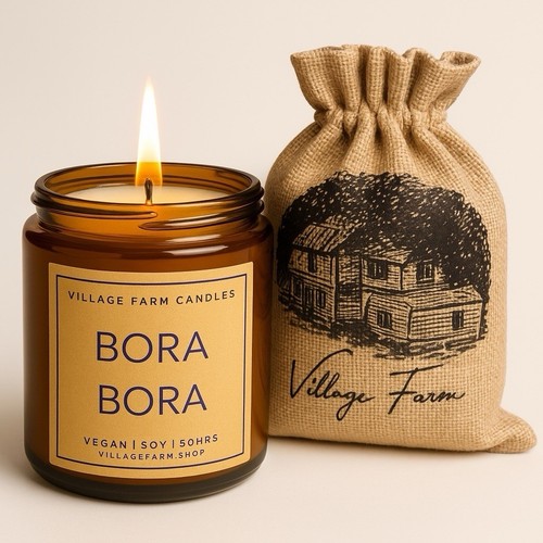 Bora handgegossene kerze - bora,