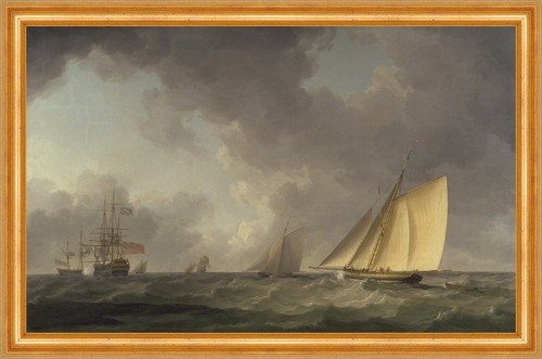 Cutter close hauled - in, fresh