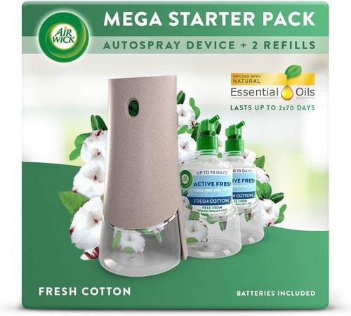 Air wick fresh cotton active - fresh,